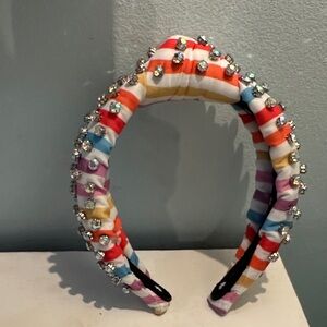 Lele Sadoughi Roller Rabbit collaboration knotted  Headband